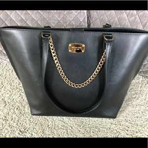 Michael Kors Cynthia black large shoulder bag